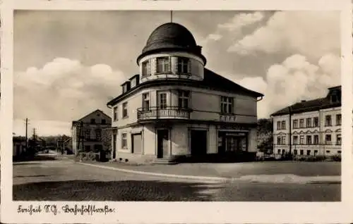 Ak Svoboda nad Úpou Freiheit Region Königgrätz, Bahnhofstraße