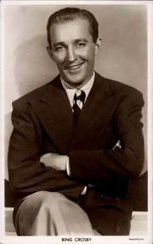 Ak Sänger und Schauspieler Bing Crosby, Portrait