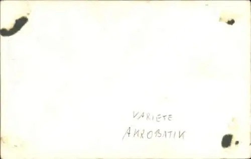 Foto Ak Varieté, Maravillas, Akrobatinnen, Pyramide