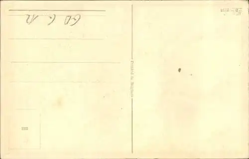 Ak Winston Churchill, Portrait mit Zigarre, britische Flagge