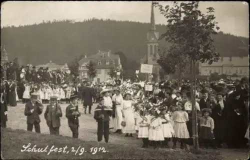 Foto Ak Deutschland unbekannt, Schulfest, 1912