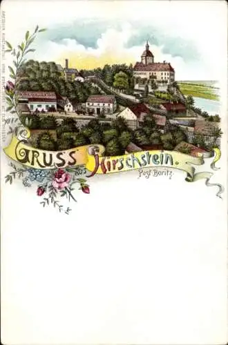 Litho Boritz Hirschstein in Sachsen, Teilansicht