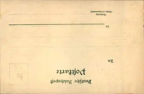 Litho Dresden Cossebaude, Osterberg, Gastwirtschaft