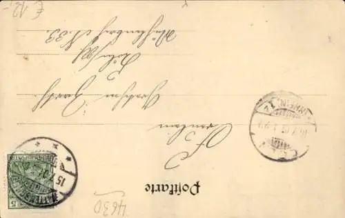 Ak Wattenscheid Bochum Ruhrgebiet, Kaiserliches Postamt