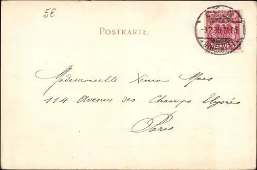 Ak Köln am Rhein, Hohenstaufenring, Fontäne