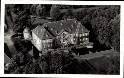 Ak Steinheim in Westfalen, Schloss, Luftbild