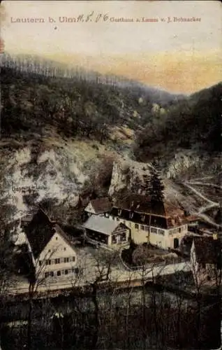 Ak Lautern Blaustein in Württemberg, Gasthaus zum Lamm