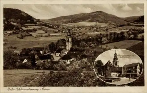 Ak Unterschönmattenwag Unter Schönmattenwag Wald Michelbach im Odenwald Hessen, Gasthaus