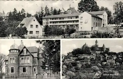 Ak Braunfels an der Lahn, Erholungsheim des HVH Braunfels, Schloss