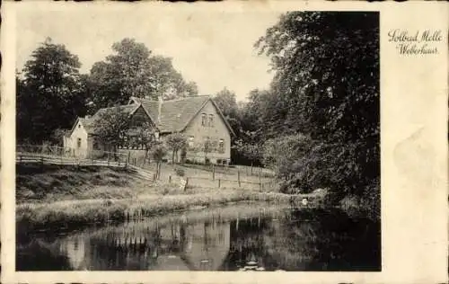 Ak Melle in Niedersachsen, Weberhaus