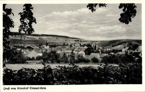 Ak Lendershausen Hofheim in Unterfranken, Gesamtansicht, Gastwirtschaft, Pfarrhaus, Schule