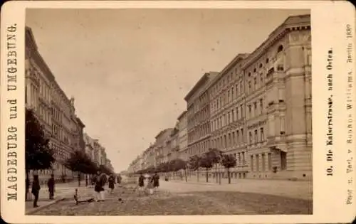 CdV Magdeburg, Kaiserstraße nach Osten, 1882