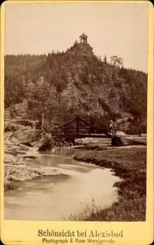 Kabinett Foto Alexisbad Harzgerode am Harz, Schönsicht