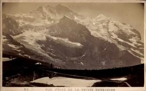 Kabinett Foto Kanton Bern, Berner Oberland, Kleine Scheidegg