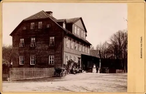 CdV Elend Oberharz am Brocken, holzverkleidetes Haus