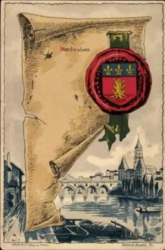 Wappen Litho Montauban Tarn et Garonne, Gesamtansicht