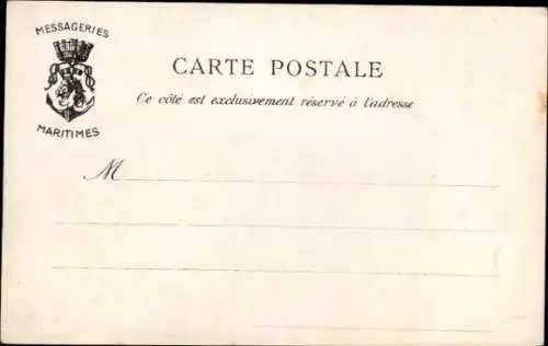 Ak Indian Chandernagore, In Pousse Pousse, Rikschafahrer