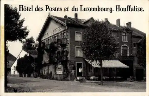 Ak Houffalize Wallonien Luxemburg, Hotel des Postes et du Luxembourg