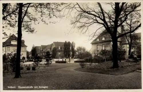 Ak Velbert im Rheinland, Blumenstraße, Anlagen