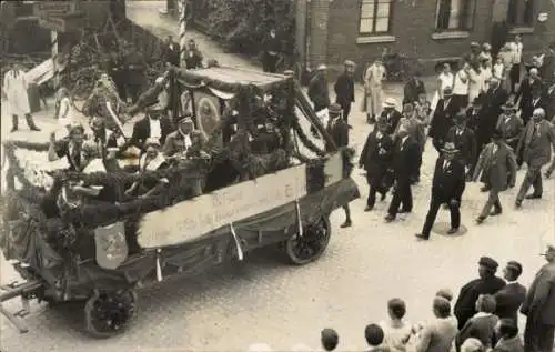 Foto Ak Ebstorf in der Lüneburger Heide, Jubiläum der Ackerbauschule, Festzug, Festwagen