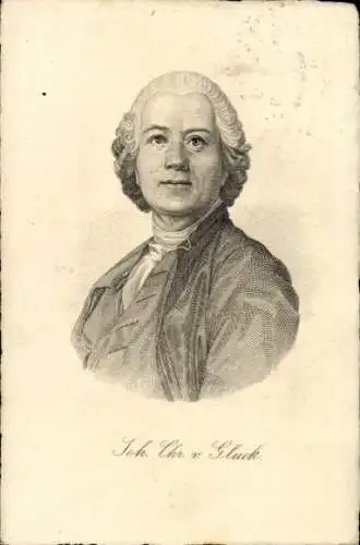 Ak Komponist Christoph Willibald Gluck, Porträt