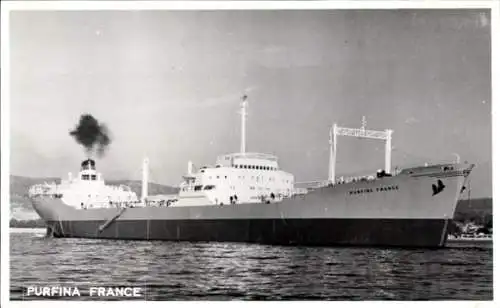 Foto Öltanker Purfina France, Tankschiff
