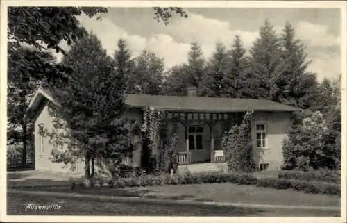 Ak Göttingen in Niedersachsen, Sanatorium Rasemühle, Rosenvilla