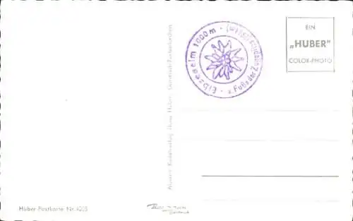 Ak Garmisch Partenkirchen in Oberbayern, Kreuzeckhaus, Adolf Zoeppritz Haus, Kreuzeckhaus (165...