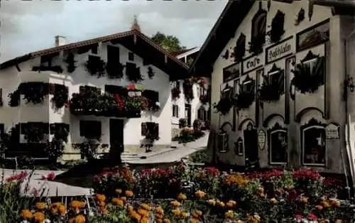 Ak Neubeuern in Oberbayern, Schöner Winkel, Café