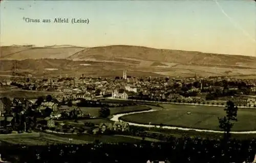 Ak Alfeld an der Leine, Alfeld an der Leine, grüßt Feldpost Minden Gau 1914