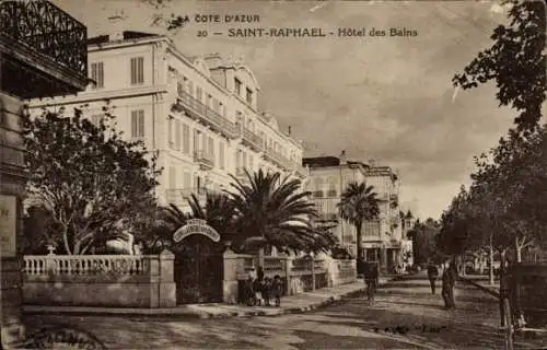 Ak Saint Raphaël Var, Hôtel des Bains