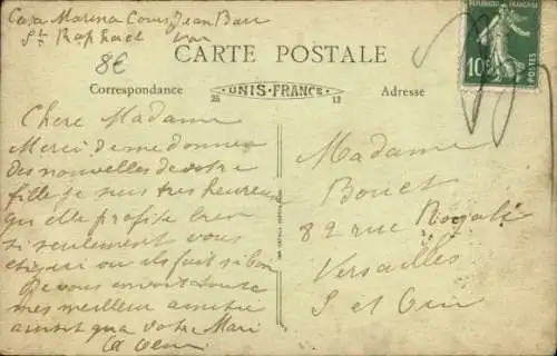 Ak Saint Raphaël Var, Hôtel des Bains