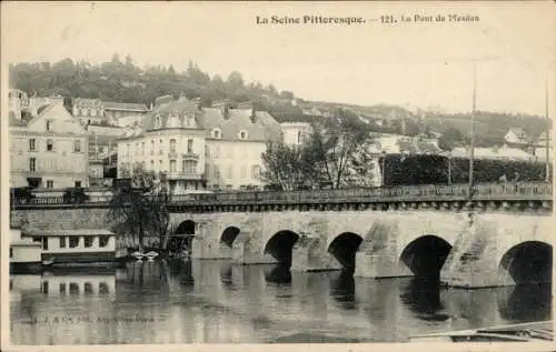 Ak Meulan en Yvelines, Brücke