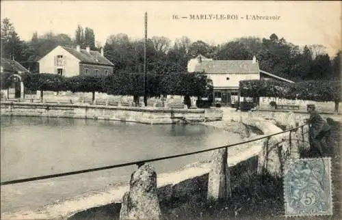 Ak Marly le Roi Yvelines, l'Abreuvoir