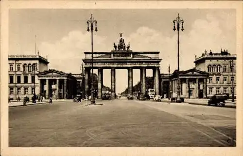 Ak Berlin Mitte, Brandenburger Tor