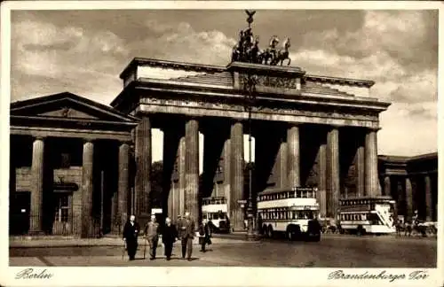 Ak Berlin Mitte, Brandenburger Tor