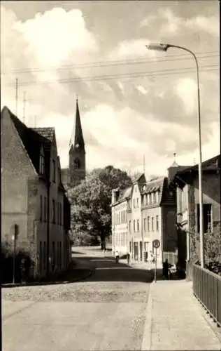 Ak Finow Eberswalde im Kreis Barnim, Brückenstraße