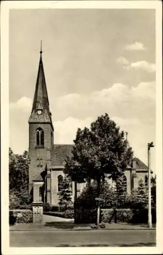 Ak Finow Eberswalde in der Mark, Evangelische Kirche