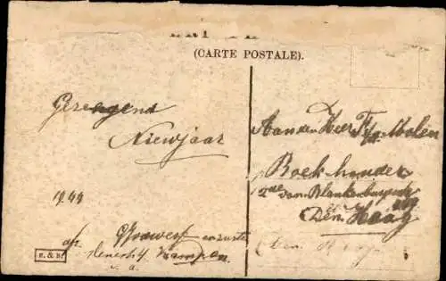 Ak Kampen Overijssel Niederlande, Teilansicht