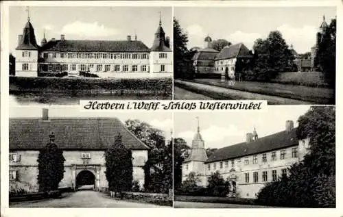 Ak Herbern Ascheberg Westfalen, Schloss Westerwinkel