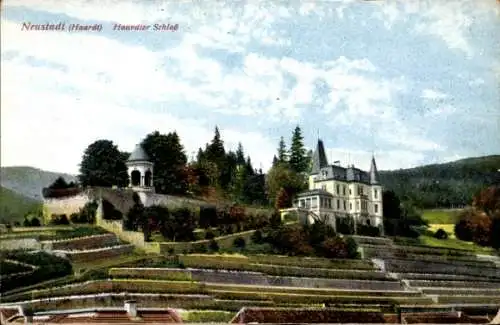 Ak Neustadt an der Haardt Neustadt an der Weinstraße, Haardter Schloss