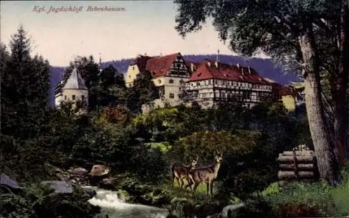 Ak Bebenhausen Tübingen am Neckar, Kloster, Kgl. Jagdschloss