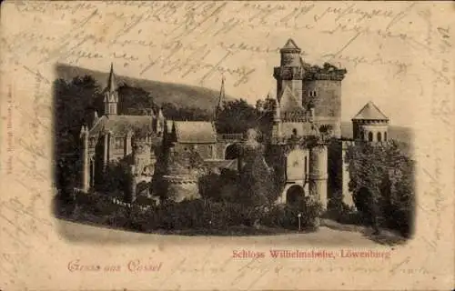 Ak Bad Wilhelmshöhe Kassel in Hessen, Schloss, Löwenburg