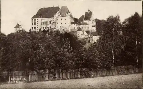 Ak Landshut in Niederbayern, Schloss Trausnitz