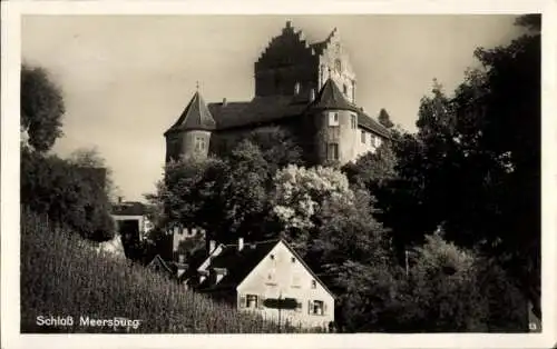 Ak Meersburg am Bodensee, Schloss Meersburg