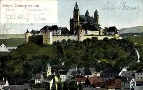 Ak Schwäbisch Hall in Württemberg, Schloss Comburg