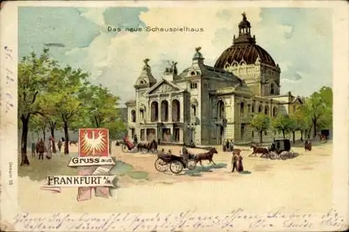 Litho Frankfurt am Main, Das neue Schauspielhaus