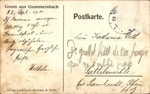 Ak Gummersbach im Oberbergischen Kreis, Gesamtansicht