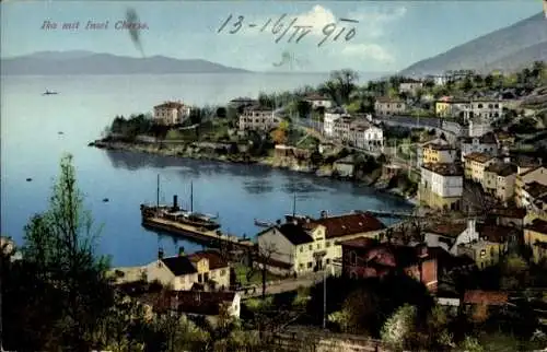 Ak Ičići Ika Kroatien, Ika mit Insel Cherso