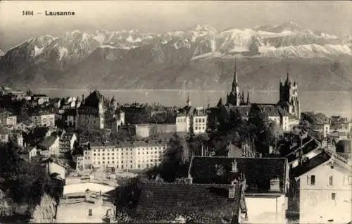 CPA Lausanne Canton de Vaud, Panorama